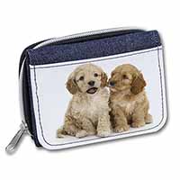 Cockerpoo Puppies Unisex Denim Purse Wallet