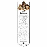 Cocker Spaniel and Cockerpoo Bookmark, Book mark, Printed full colour