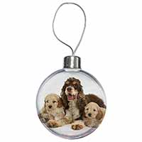 Cocker Spaniel and Cockerpoo Christmas Bauble