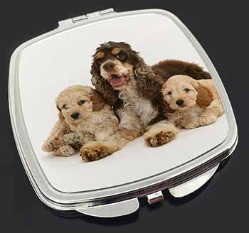 Cocker Spaniel and Cockerpoo Make-Up Compact Mirror