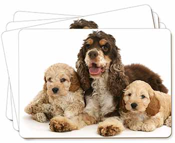 Cocker Spaniel and Cockerpoo Picture Placemats in Gift Box