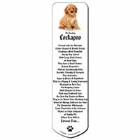 Cockerpoodle Bookmark, Book mark, Printed full colour