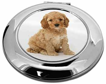 Cockerpoodle Make-Up Round Compact Mirror