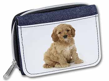 Cockerpoodle Unisex Denim Purse Wallet