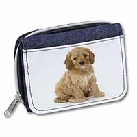 Cockerpoodle Unisex Denim Purse Wallet