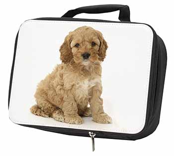 Cockerpoodle Black Insulated School Lunch Box/Picnic Bag