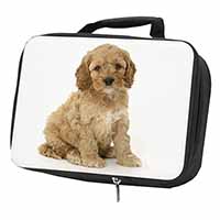 Cockerpoodle Black Insulated School Lunch Box/Picnic Bag