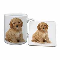 Cockerpoodle Mug and Coaster Set