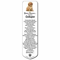 Cockerpoodle Puppy "Yours Forever..." Bookmark, Book mark, Printed full colour