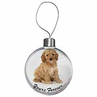 Cockerpoodle Puppy "Yours Forever..." Christmas Bauble