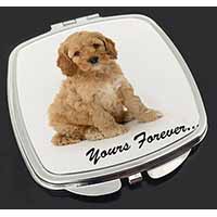 Cockerpoodle Puppy "Yours Forever..." Make-Up Compact Mirror