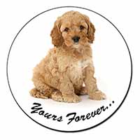 Cockerpoodle Puppy "Yours Forever..." Fridge Magnet Printed Full Colour