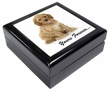 Cockerpoodle Puppy "Yours Forever..." Keepsake/Jewellery Box