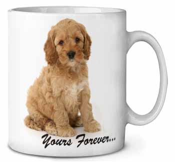 Cockerpoodle Puppy "Yours Forever..." Ceramic Coffee Mug/Tea Cup