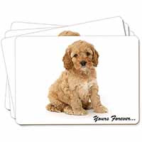 Cockerpoodle Puppy "Yours Forever..." Picture Placemats in Gift Box