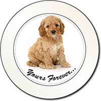 Cockerpoodle Puppy "Yours Forever..." Car or Van Permit Holder/Tax Disc Holder