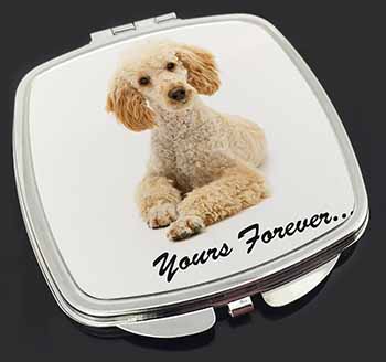 Apricot Poodle "Yours Forever..." Make-Up Compact Mirror