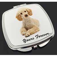 Apricot Poodle "Yours Forever..." Make-Up Compact Mirror