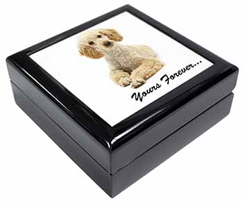 Apricot Poodle "Yours Forever..." Keepsake/Jewellery Box