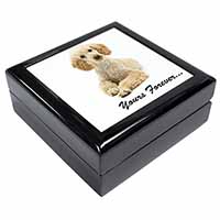 Apricot Poodle "Yours Forever..." Keepsake/Jewellery Box