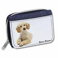 Apricot Poodle "Yours Forever..." Unisex Denim Purse Wallet