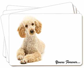 Apricot Poodle "Yours Forever..." Picture Placemats in Gift Box
