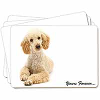 Apricot Poodle "Yours Forever..." Picture Placemats in Gift Box