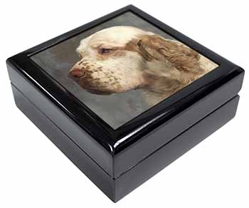 Clumber Spaniel Dog Keepsake/Jewellery Box