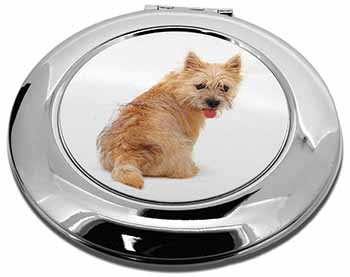 Cairn Terrier Dog Make-Up Round Compact Mirror