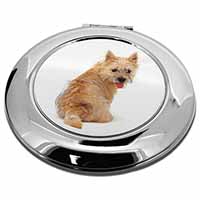 Cairn Terrier Dog Make-Up Round Compact Mirror