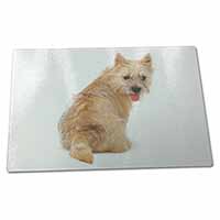 Large Glass Cutting Chopping Board Cairn Terrier Dog