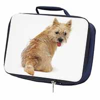 Cairn Terrier Dog Navy Insulated School Lunch Box/Picnic Bag