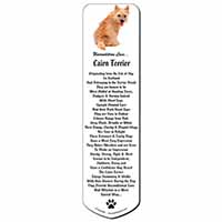 Cairn Terrier Dog With Love Bookmark, Book mark, Printed full colour