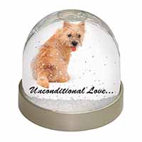 Cairn Terrier Dog With Love Snow Globe Photo Waterball