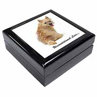 Cairn Terrier Dog With Love Keepsake/Jewellery Box