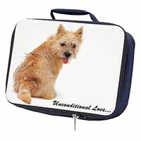 Cairn Terrier Dog With Love Navy Insulated School Lunch Box/Picnic Bag