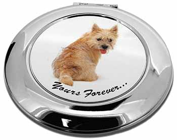 Cairn Terrier Dog "Yours Forever..." Make-Up Round Compact Mirror
