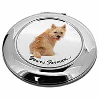 Cairn Terrier Dog "Yours Forever..." Make-Up Round Compact Mirror