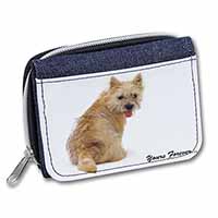 Cairn Terrier Dog "Yours Forever..." Unisex Denim Purse Wallet