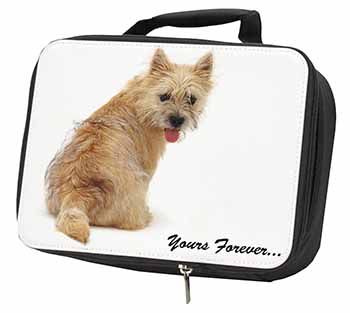 Cairn Terrier Dog "Yours Forever..." Black Insulated School Lunch Box/Picnic Bag