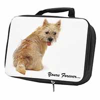 Cairn Terrier Dog "Yours Forever..." Black Insulated School Lunch Box/Picnic Bag