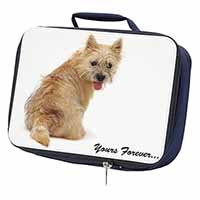 Cairn Terrier Dog "Yours Forever..." Navy Insulated School Lunch Box/Picnic Bag