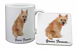 Cairn Terrier Dog "Yours Forever..." Mug and Coaster Set