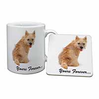 Cairn Terrier Dog "Yours Forever..." Mug and Coaster Set