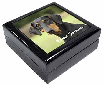 Doberman Pinscher Dog "Yours Forever..." Keepsake/Jewellery Box
