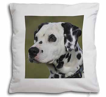 Dalmatian Dog Soft White Velvet Feel Scatter Cushion