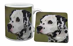 Dalmatian Dog Mug and Coaster Set