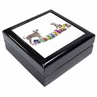 Colourful Dalmatian Dogs Keepsake/Jewellery Box