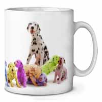 Colourful Dalmatian Dogs Ceramic Coffee Mug/Tea Cup