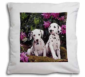 Dalmatian Soft White Velvet Feel Scatter Cushion